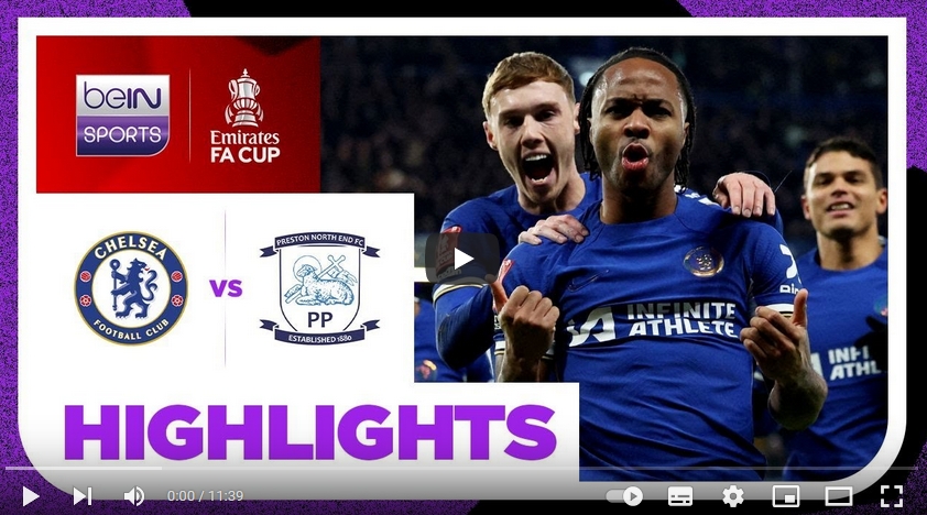 คลิปไฮไลท์เอฟเอ คัพ อังกฤษ เชลซี 4 - 0 เพรสตัน นอร์ท เอนด์