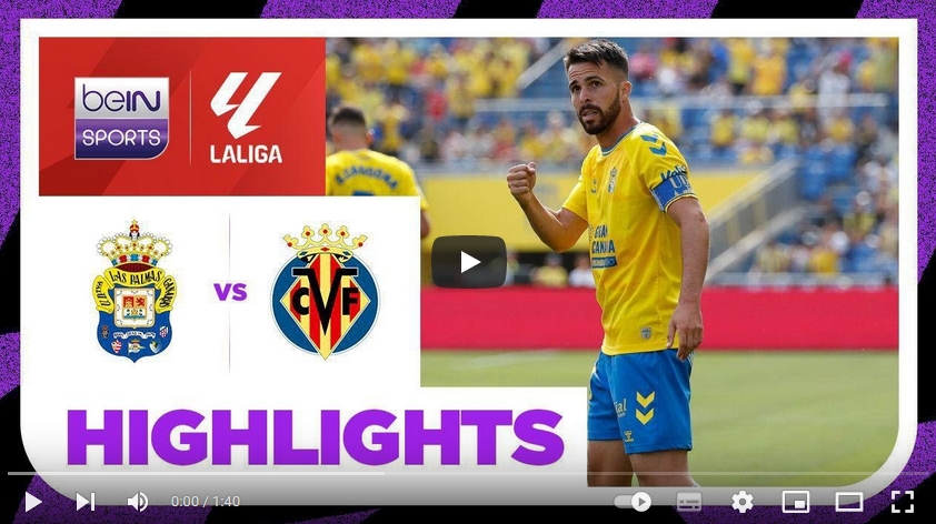 คลิปไฮไลท์ลาลีกา สเปน ลาส พัลมาส 3 - 0 บียาร์เรอัล