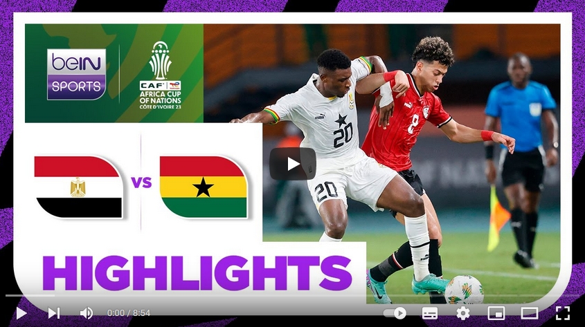 คลิปไฮไลท์แอฟริกันเนชันส์ คัพ อียิปต์ 2 - 2 กานา