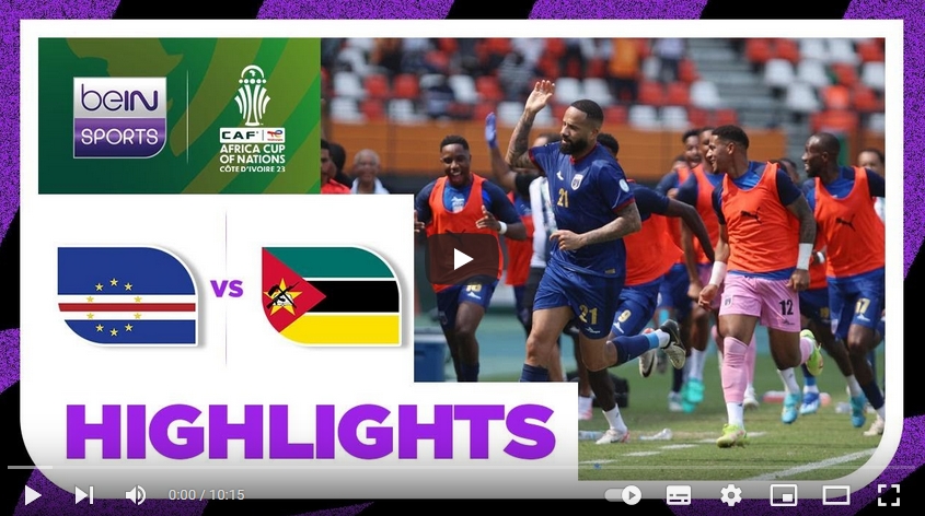 คลิปไฮไลท์แอฟริกันเนชันส์ คัพ เคปเวิร์ด 3 - 0 โมซัมบิก