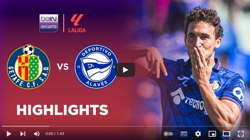 คลิปไฮไลท์ลาลีกา สเปน เกตาเฟ่ 2 - 0 อลาเบส