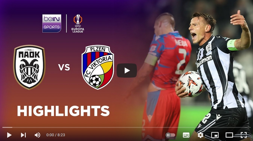 คลิปไฮไลท์ยูฟ่า ยูโรปาลีก พีเอโอเค ซาโลนิก้า 2 - 2 เอฟซี วิคตอเรีย พัลเซ่น
