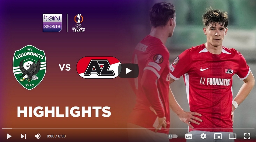 คลิปไฮไลท์ยูฟ่า ยูโรปาลีก โดโกเรต์ส รัซกราด 2 - 2 อาแซด อัลค์มาร์