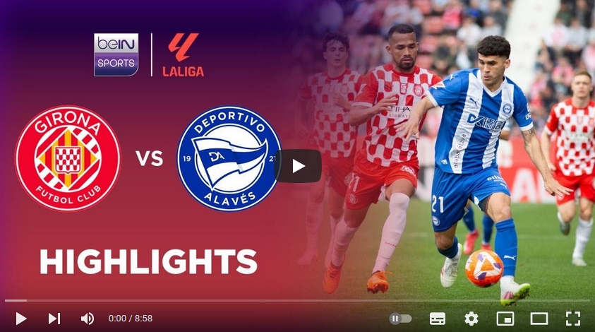 คลิปไฮไลท์ลาลีกา สเปน คิโรน่า 0 - 1 อลาเบส